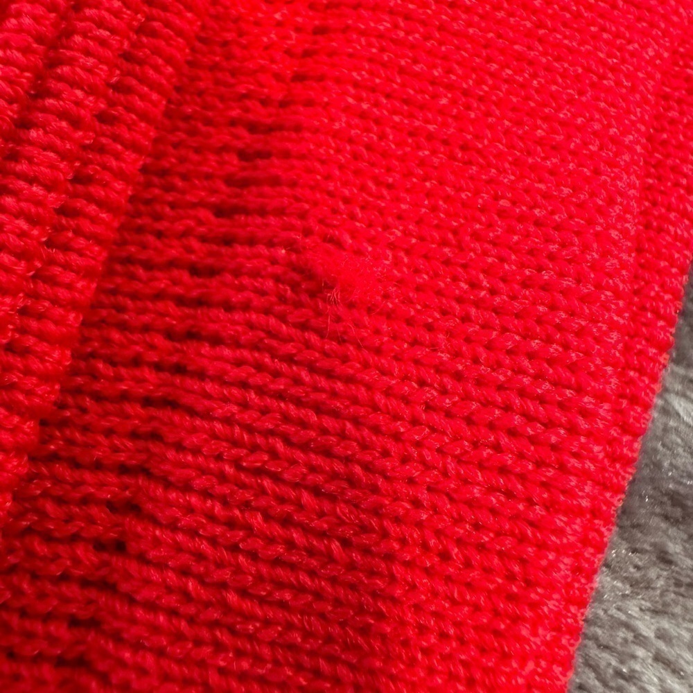 ASTR red‎ knit skirt size large  #s1102 - Picture 6 of 7